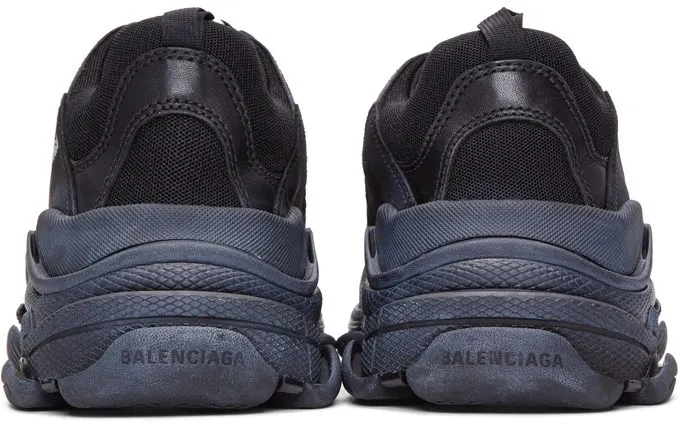 Balenciaga Black Triple S Sneakers (534162 W09O1)