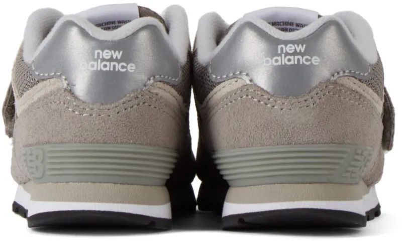 New Balance Kids Grey 574 Sneakers (IV574GG)