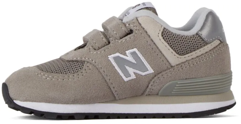 New Balance Kids Grey 574 Sneakers (IV574GG)