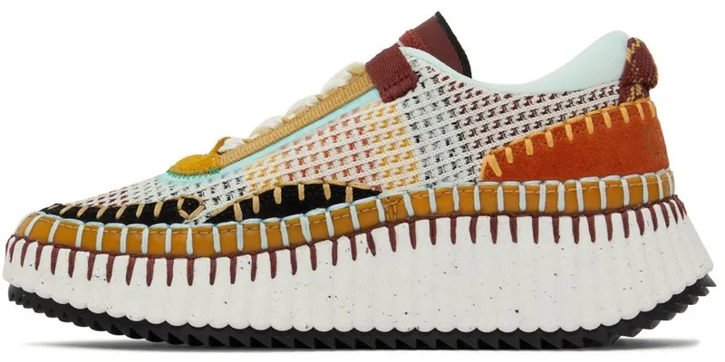 Chloé White Nama Sneakers (CHC22S579Y0)