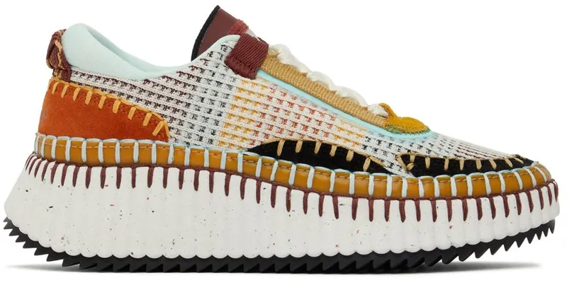 Chloé White Nama Sneakers (CHC22S579Y0)
