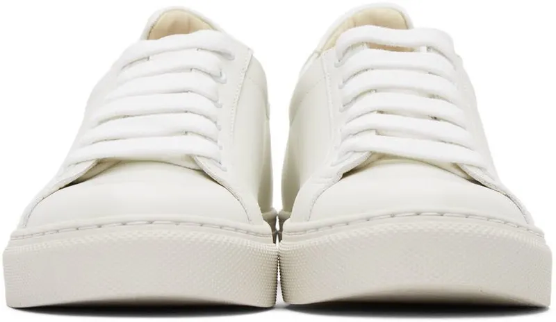 Sophia Webster Off-White & Gold Butterfly Low Sneakers (SSS22137)