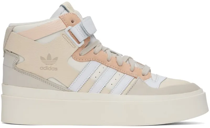 adidas Forum Bonega Mid Ecru Tint / Cloud White / Bliss Orange (GW7061)