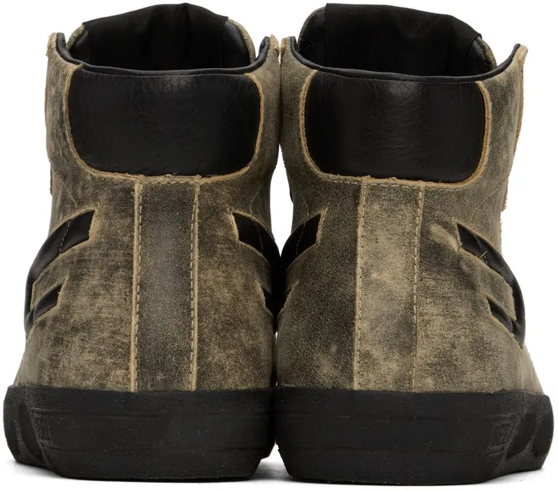 Diesel Taupe Leroji Mid X Sneakers (Y02970P4792)