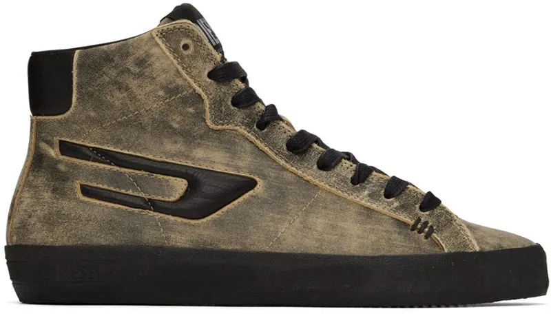 Diesel Taupe Leroji Mid X Sneakers (Y02970P4792)
