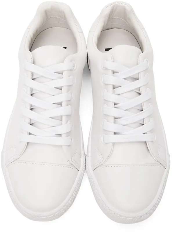 Moschino White & Black Logo Sneakers (MA15402G1CMF0100)