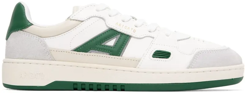 Axel Arigato White & Green A-Dice Lo Sneakers (F0004040)