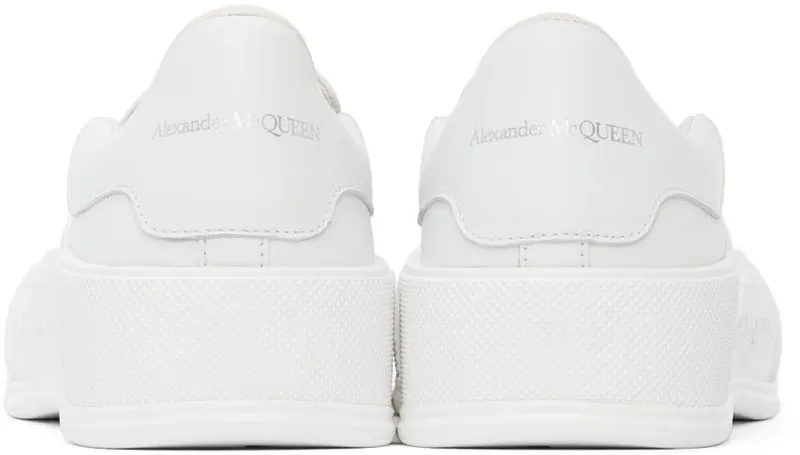 Alexander McQueen Black & White Plimsoll Slip-On Sneakers (654592WHZT8)
