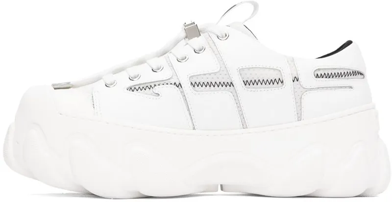 GCDS White IBEX Sneakers (AI22M460082)