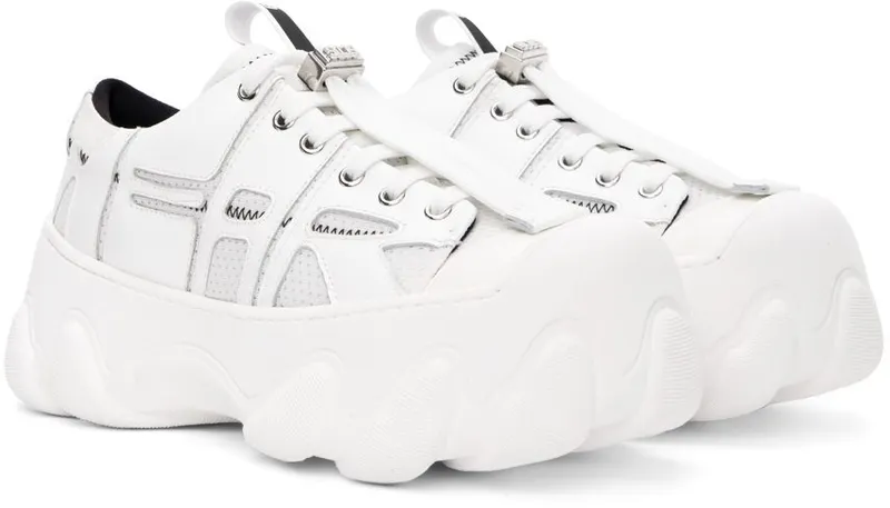 GCDS White IBEX Sneakers (AI22M460082)