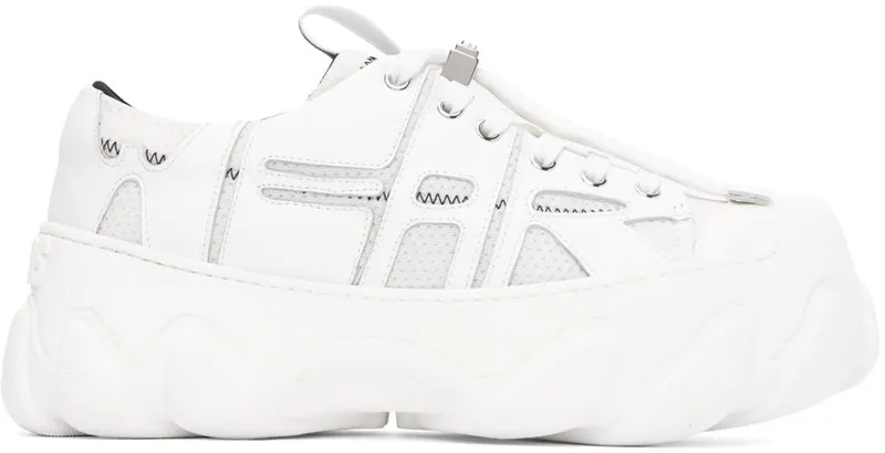 GCDS White IBEX Sneakers (AI22M460082)