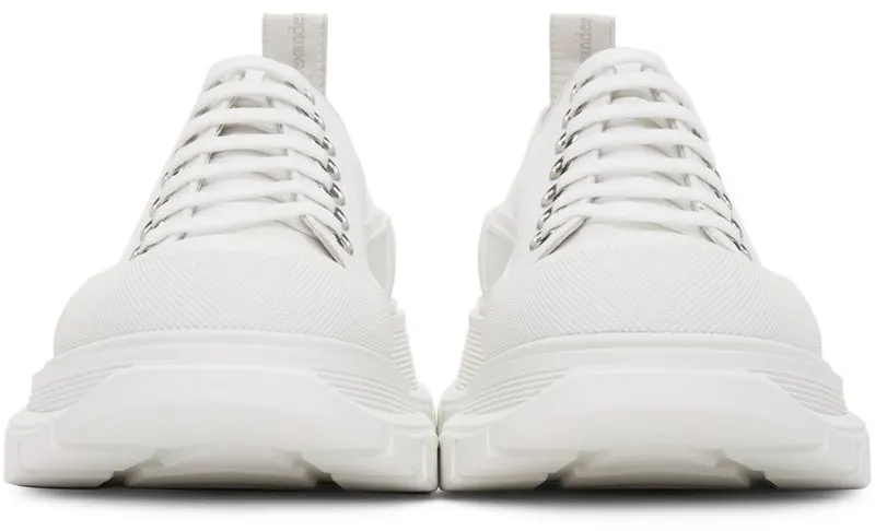 Alexander McQueen Black Tread Slick Sneakers (611705W4MV2)
