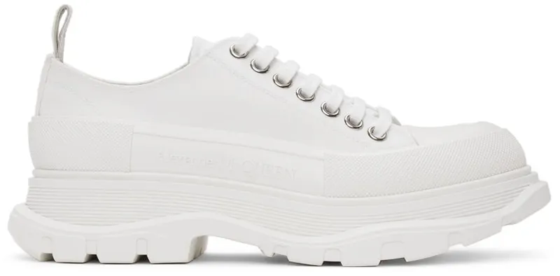 Alexander McQueen Black Tread Slick Sneakers (611705W4MV2)