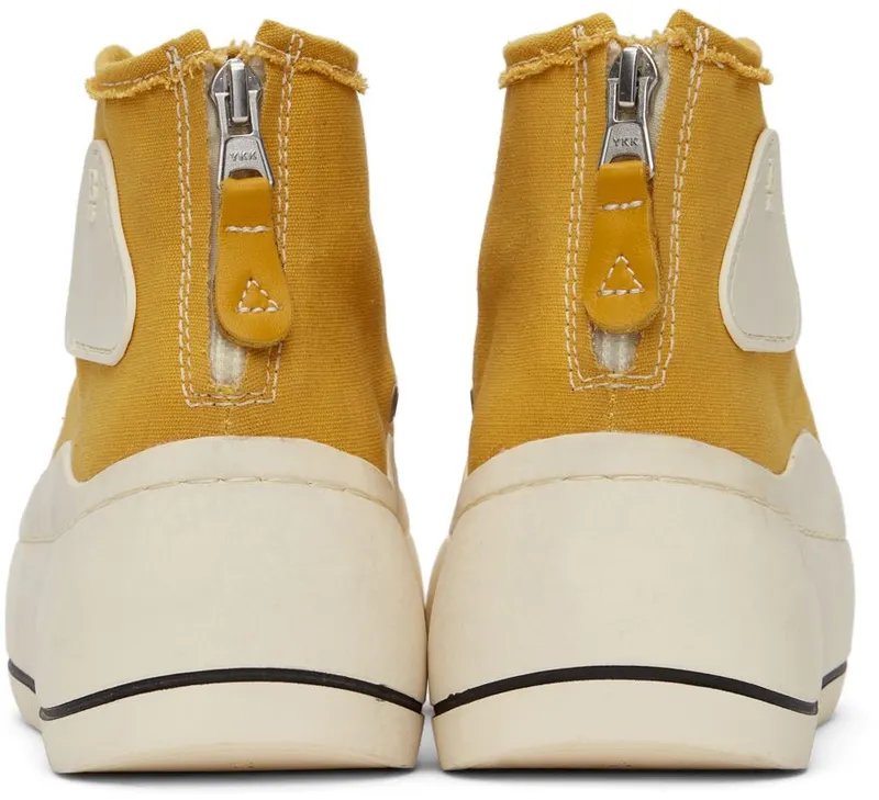R13 Yellow Kurt High-Top Sneakers (R13S5029-S025A)
