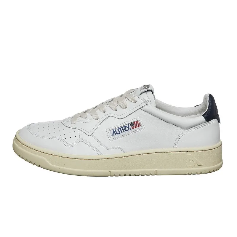 Autry Medalist Low Leather / Leather White / Sp (AULMLL12)