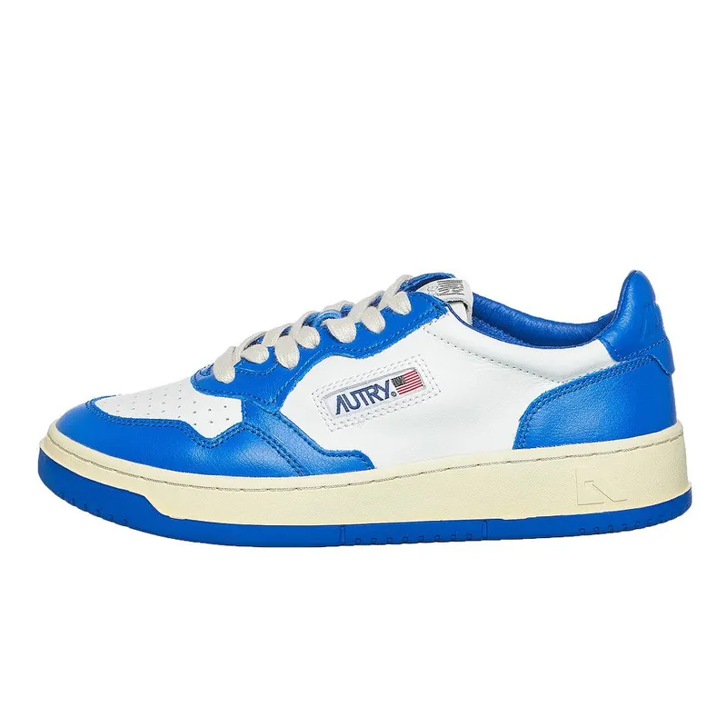 Autry Medalist Low Leather / Leather Princess Blue (AULWWB15)
