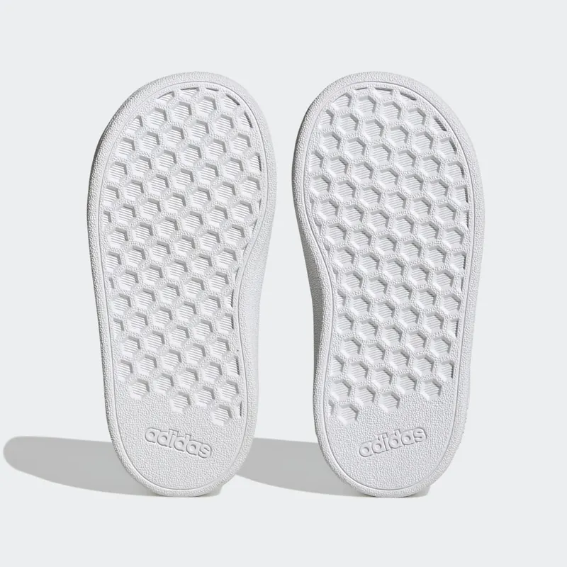 adidas Grand Court Sustainable Lifestyle Court met Klittenband Cloud White / Bold Orange / Impact Yellow (GY2489)