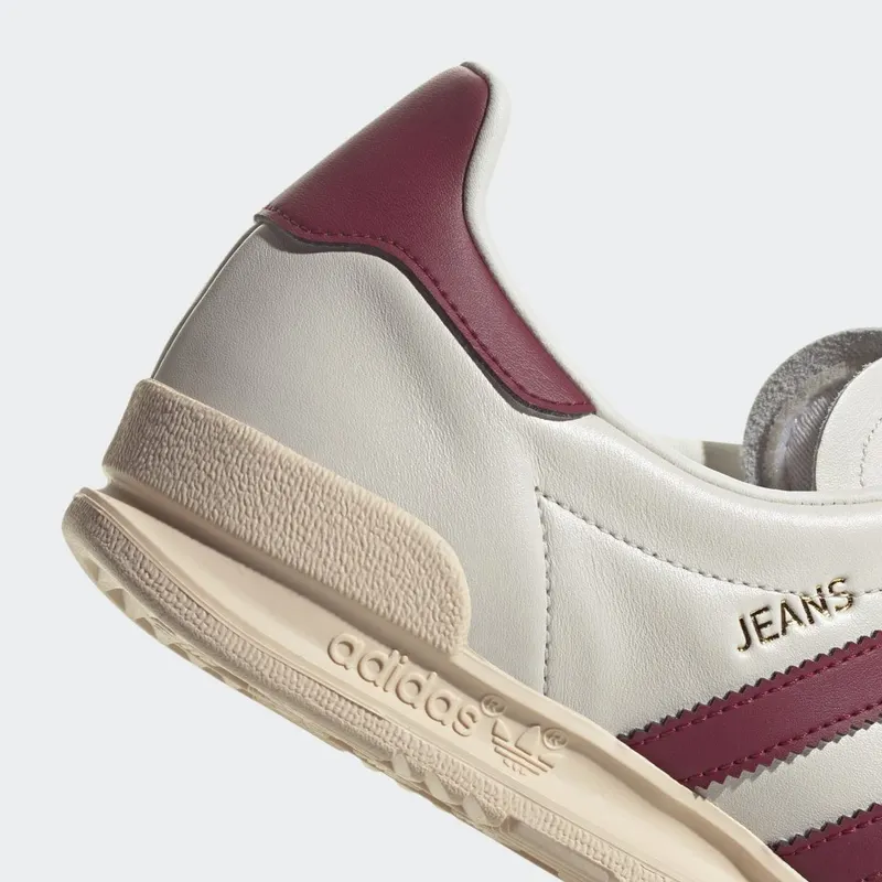 adidas Jeans Chalk White / Sand Strata / Collegiate Burgundy (GY7437)
