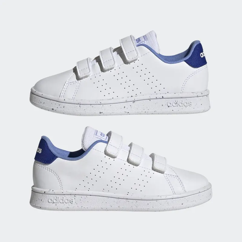 adidas Advantage Lifestyle Court Cloud White / Cloud White / Blue Fusion (H06211)