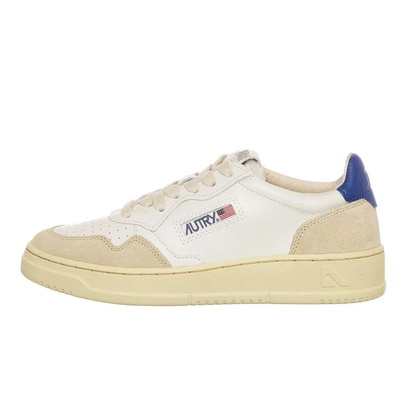 Autry Medalist Low White / Princess Blue (AULWLS49)