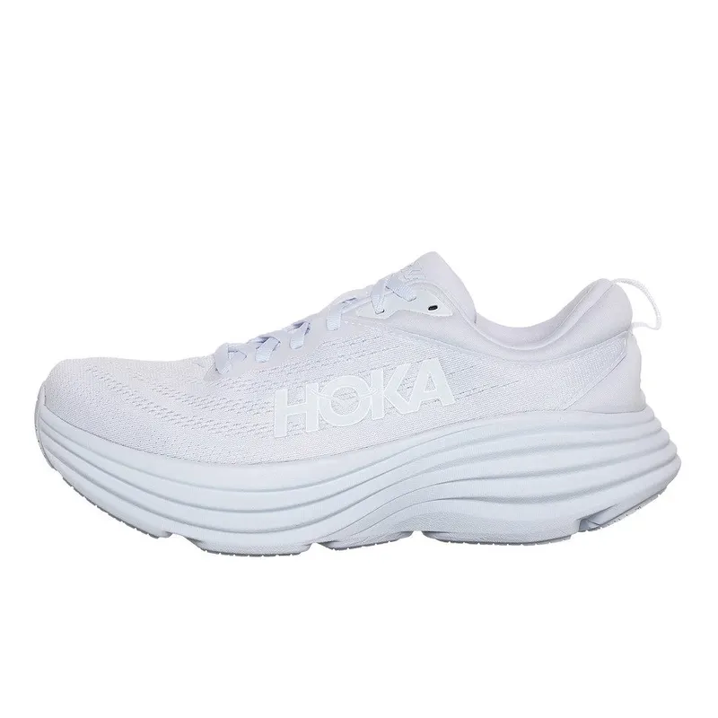 HOKA Bondi 8 White / White (1123202-WWH-D)