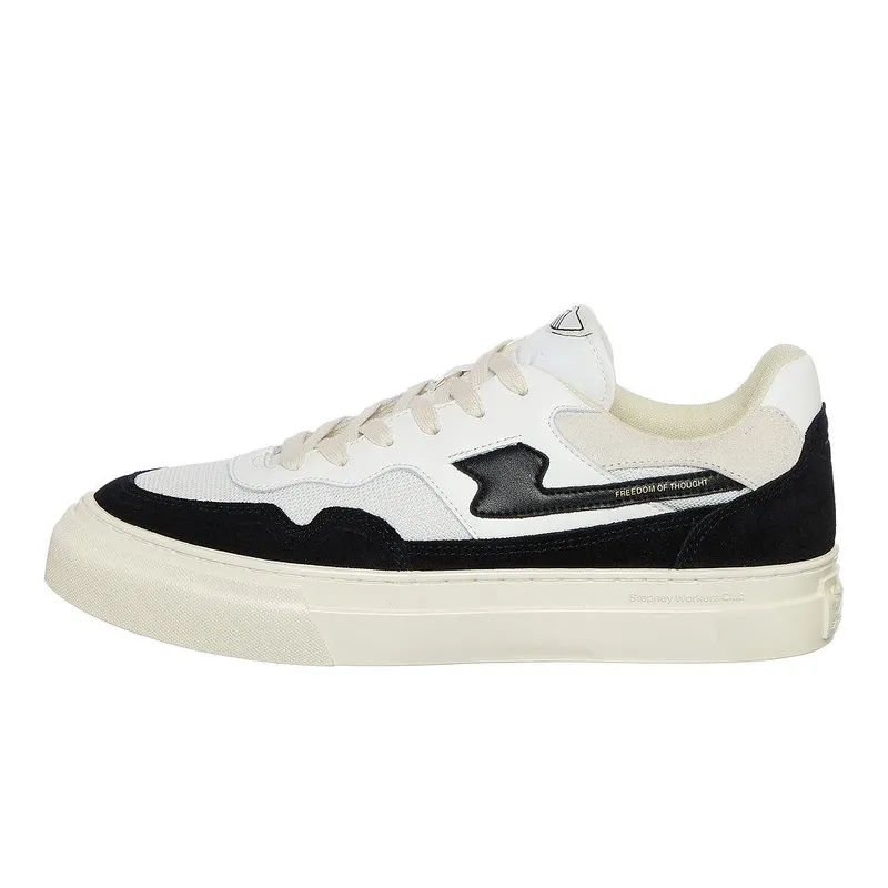 Stepney Workers Club Pearl S-Strike Suede Mix White / Black (YA09506)