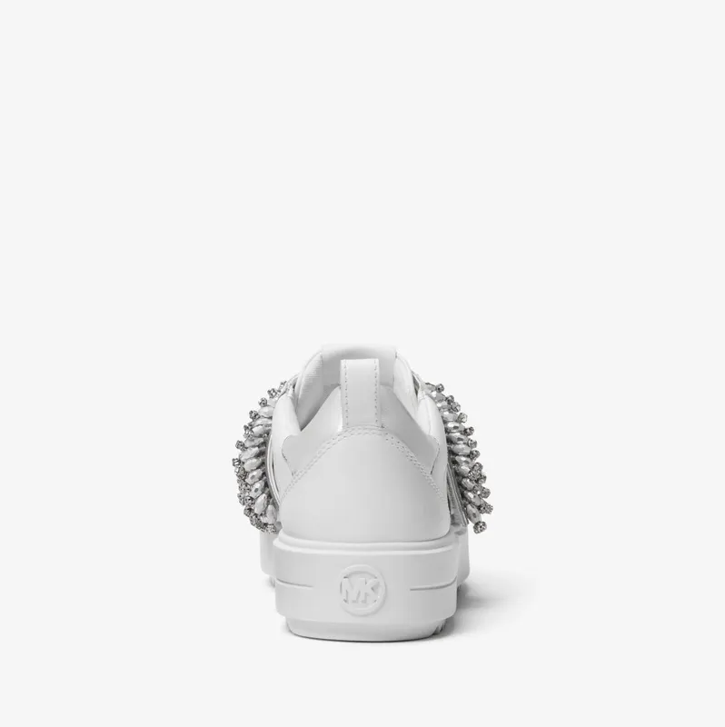 Michael Kors MK EMMETT STRAP LACE UP – Silver (43S3EMFS3L-0040)