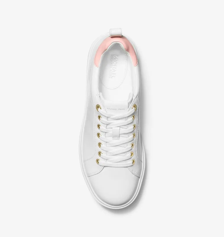 Michael Kors MK Emmett Leather Trainers – Pink (43S3EMFS6L-0650)