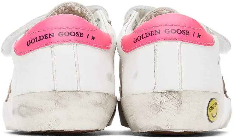 Golden Goose Baby Off-White Old School Sneakers (GJF00111.F003307.11218)