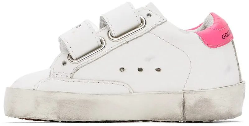 Golden Goose Baby Off-White Old School Sneakers (GJF00111.F003307.11218)