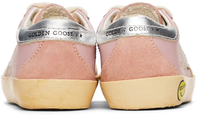 Golden Goose Baby Pink Super-Star Penstar Sneakers (GJF00175.F003182.25647)