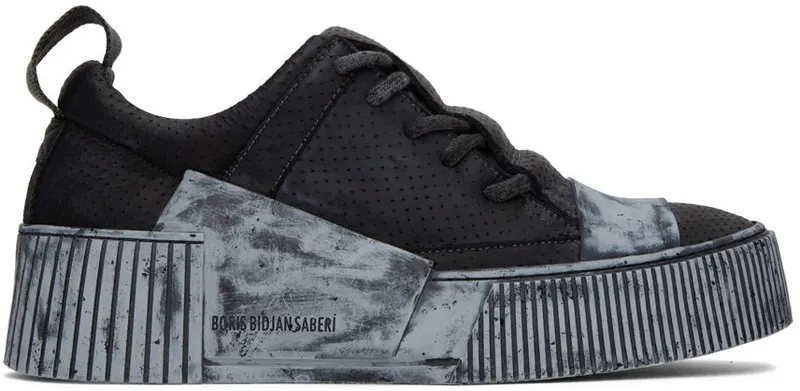 Boris Bidjan Saberi Black Bamba 2.1 Sneaker (326-BAMBA 2.1)