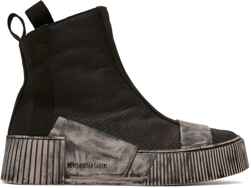 Boris Bidjan Saberi Khaki Bamba 3.2 Sneakers (337-BAMBA 3.2)