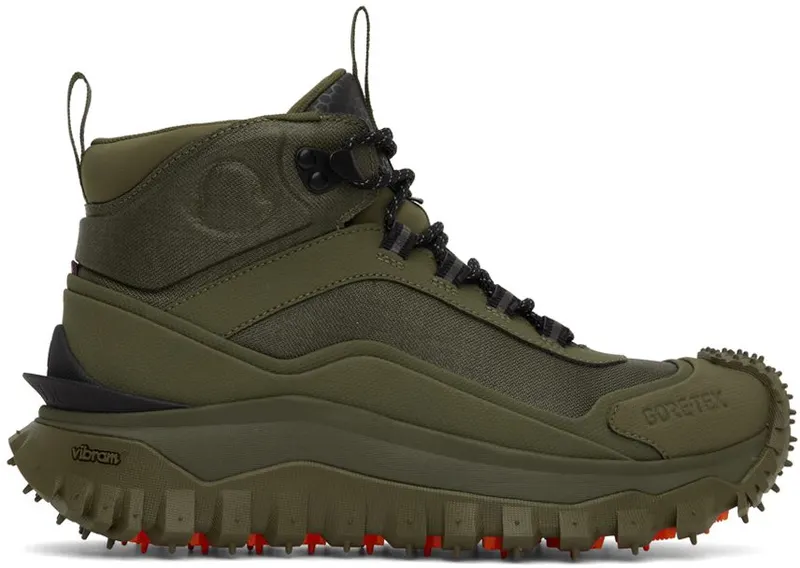 Moncler Khaki Trailgrip GTX Sneakers (H209A4M00200M2549)
