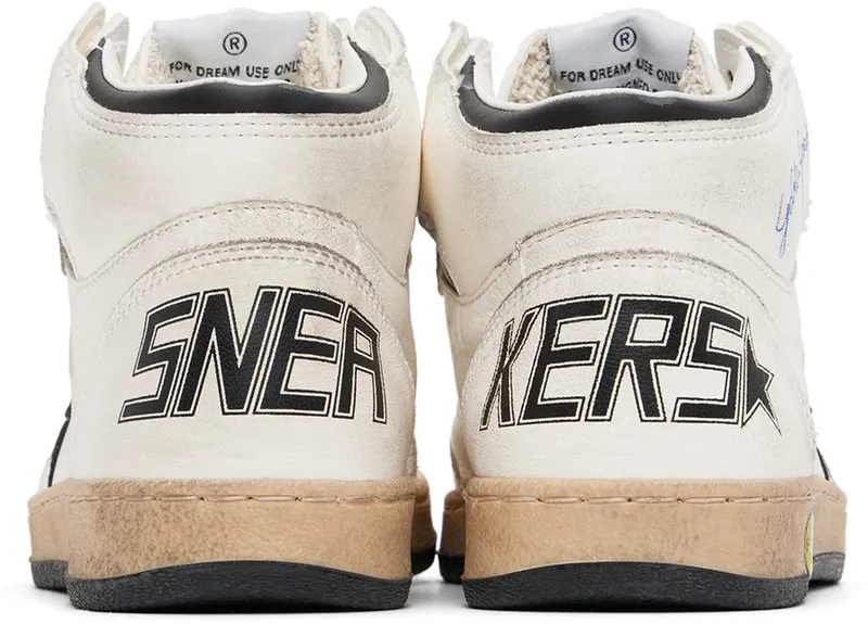 Golden Goose Kids White Sky Star Sneakers (GYF00230.F003325.10283)