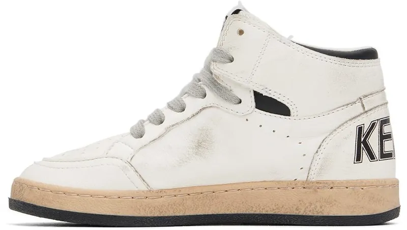 Golden Goose Kids White Sky Star Sneakers (GYF00230.F003325.10283)