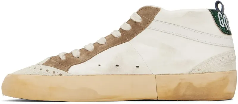 Golden Goose Off-White Mid Star Sneakers (GMF00122.F003356.11229)