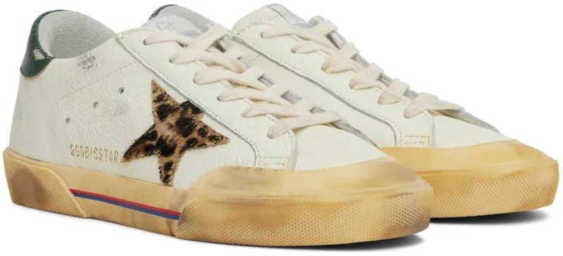 Golden Goose Off-White Super-Star Sneakers (GMF00107.F003207.15372)