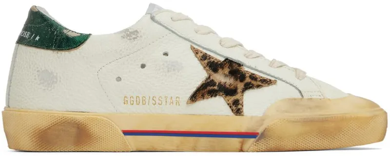 Golden Goose Off-White Super-Star Sneakers (GMF00107.F003207.15372)