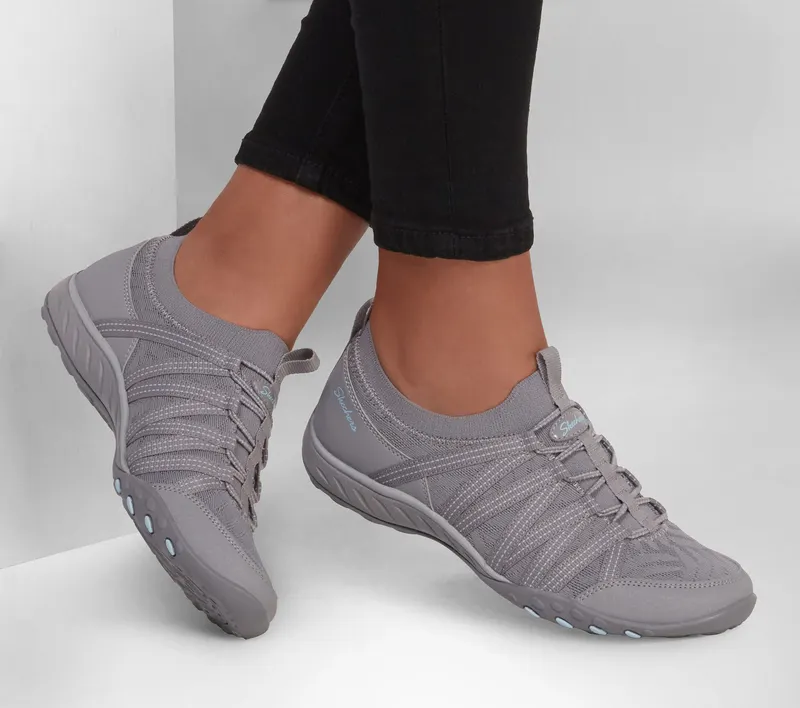 Skechers Relaxed Fit: Breathe-Easy – First Light – Grijs (100244-GRY)