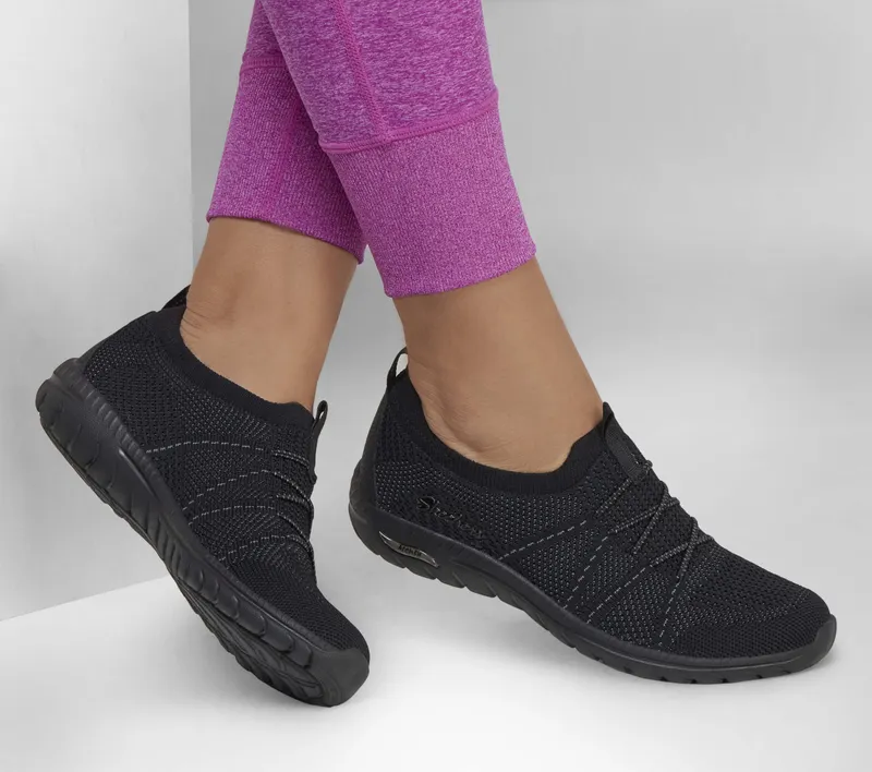 Skechers Arch Fit Flex – Sunrise Story – Zwart (100340-BBK)