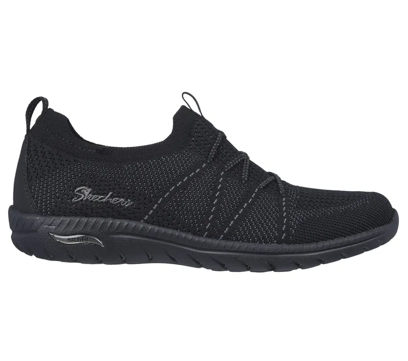 Skechers Arch Fit Flex – Sunrise Story – Zwart (100340-BBK)
