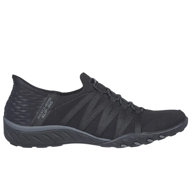 Skechers Skechers Slip-ins: Breathe-Easy – Roll-With-Me – Zwart (100593-BBK)