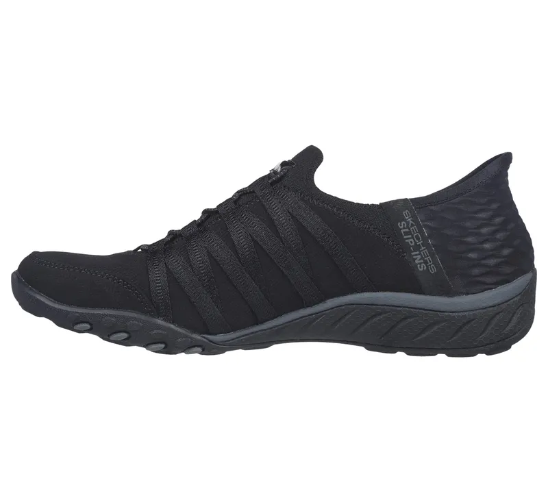 Skechers Skechers Slip-ins: Breathe-Easy – Roll-With-Me – Zwart (100593-BBK)