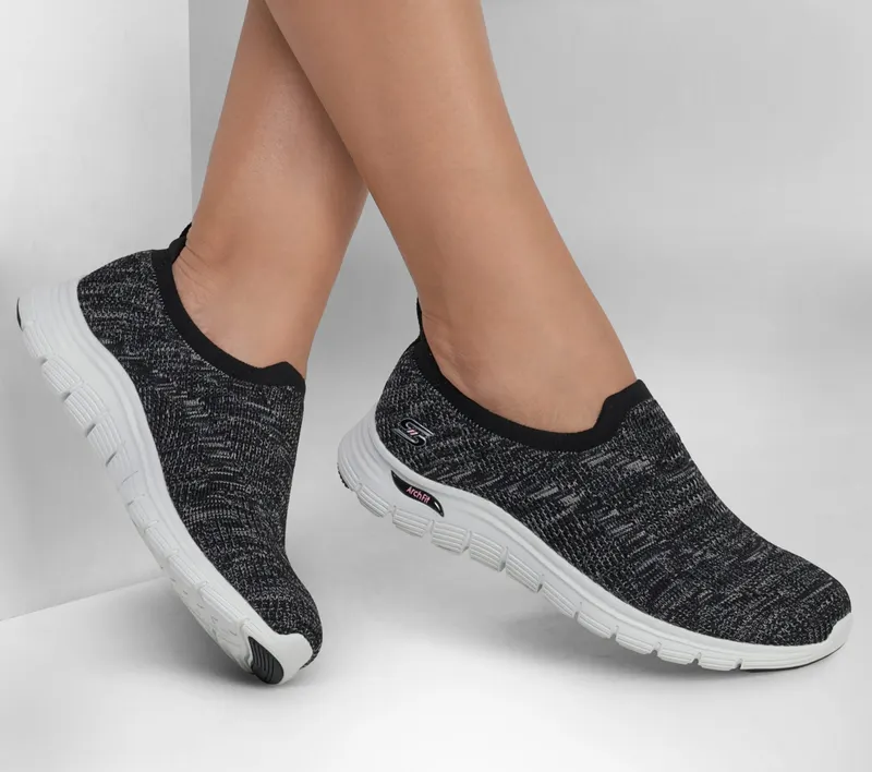 Skechers Skechers Arch Fit Vista – Inspiration – Zwart / Roze (104371-BKPK)