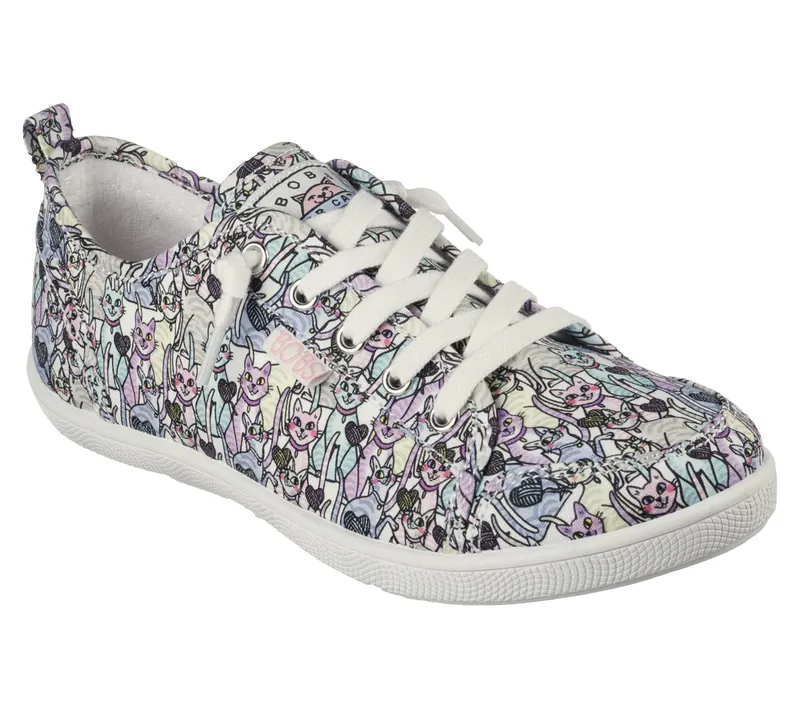 Skechers BOBS B Cute – Knitting Hearts – Wit / Multi (114094-WMLT)