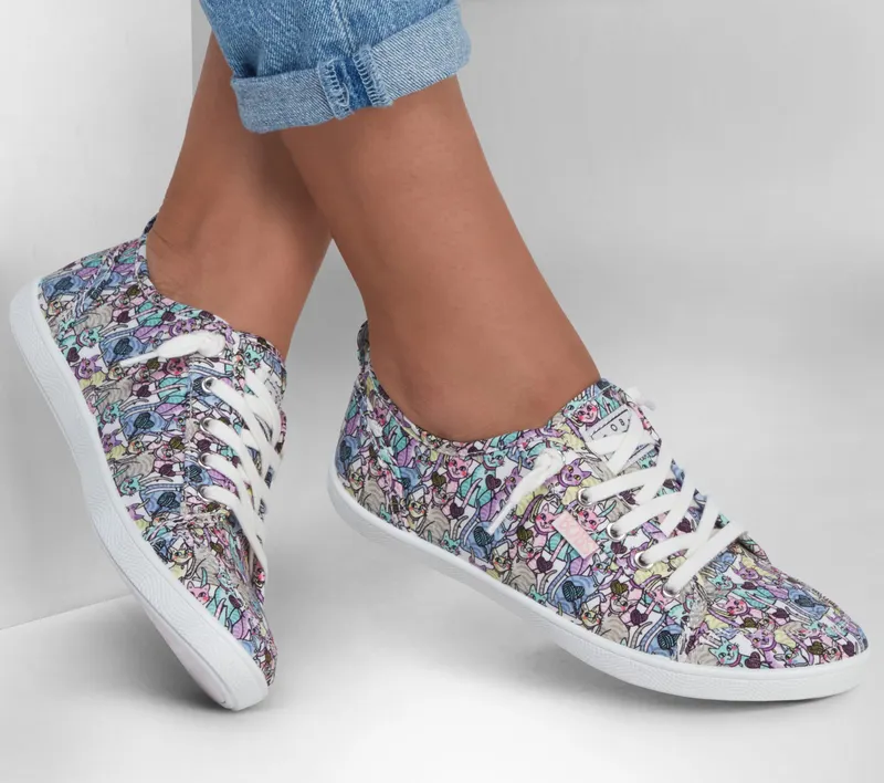 Skechers BOBS B Cute – Knitting Hearts – Wit / Multi (114094-WMLT)