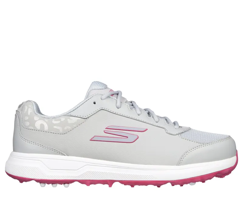 Skechers Relaxed Fit: GO GOLF Prime – Grijs / Roze (123067-GYPK)