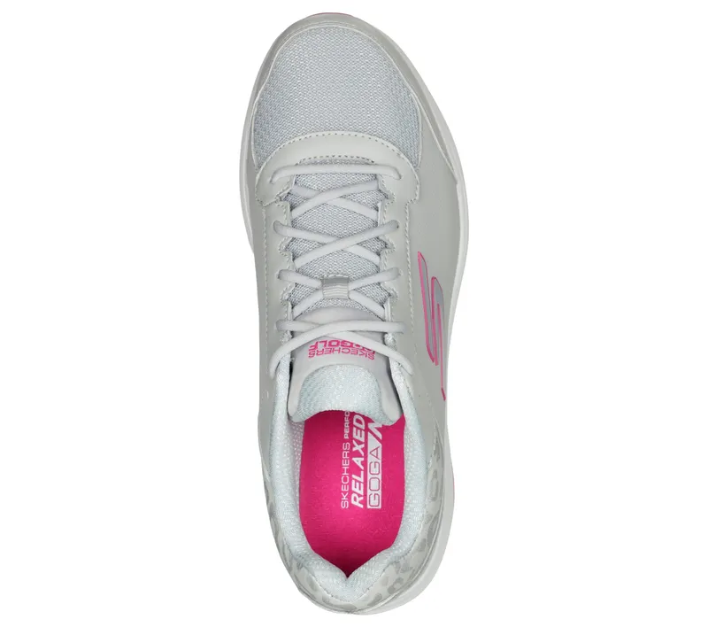 Skechers Relaxed Fit: GO GOLF Prime – Grijs / Roze (123067-GYPK)