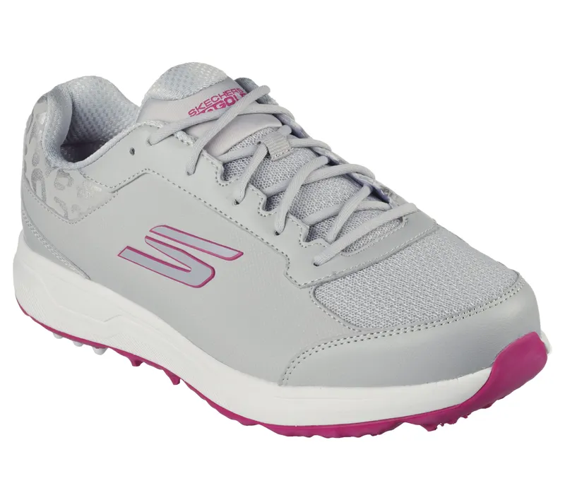 Skechers Relaxed Fit: GO GOLF Prime – Grijs / Roze (123067-GYPK)